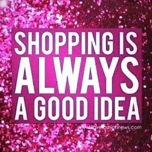 Pink Glitter Shopping is Always A Good Idea